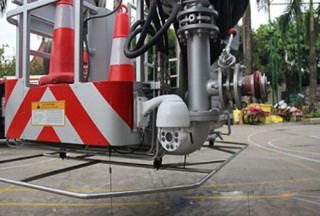 德宏消防自行设计组装高空无线图传设备