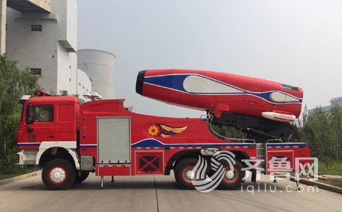 "巨无霸"灭火装备——涡喷消防车入驻鲁西集团