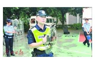 【看点】广州民警研发加强型防暴盾获专利：霰弹也不怕
