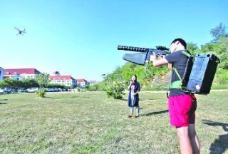 无人机捕获器推出 专治"黑飞"安全隐患
