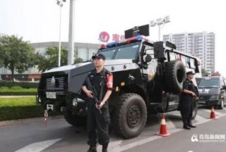 【组图】中国境界首辆最新款防爆“利器”亮相青岛城阳