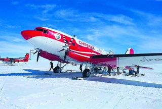 【聚焦】极地固定翼飞机“雪鹰”世界上首次降落南极冰盖之巅