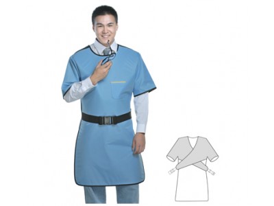 X射线防辐射防护装备：铅胶防护衣(反穿半袖单面式)、辐射防护服等