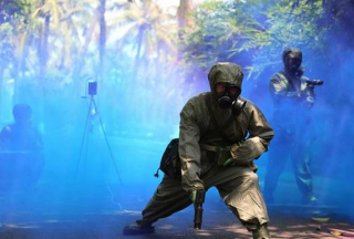 【多图】高清海南武警防化兵的火热青春