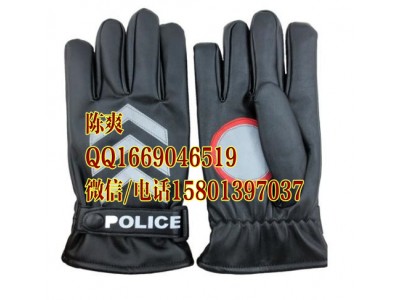 黑色交警棉手套，反光手套，警察手套