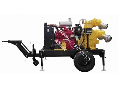 800-1600m³/h牵引式移动泵车