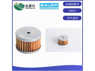 德国BAUER宝华N4823空气压缩机 空气滤芯