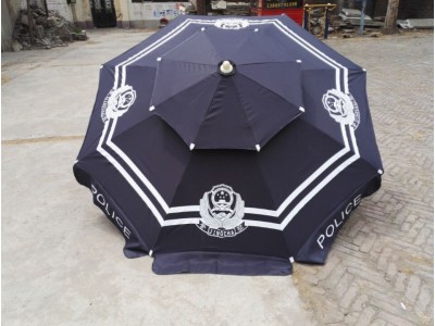 夏季警用户外执勤岗亭伞 警用2.2米直径岗亭伞